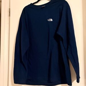 The North Face Men's Dark Blue Long Sleeve Fleece XL